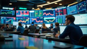 L’évolution de la cotation des actions dans les indices bancaires