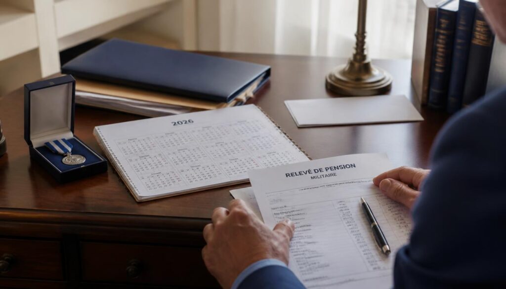 Date de versement de la pension militaire en 2026